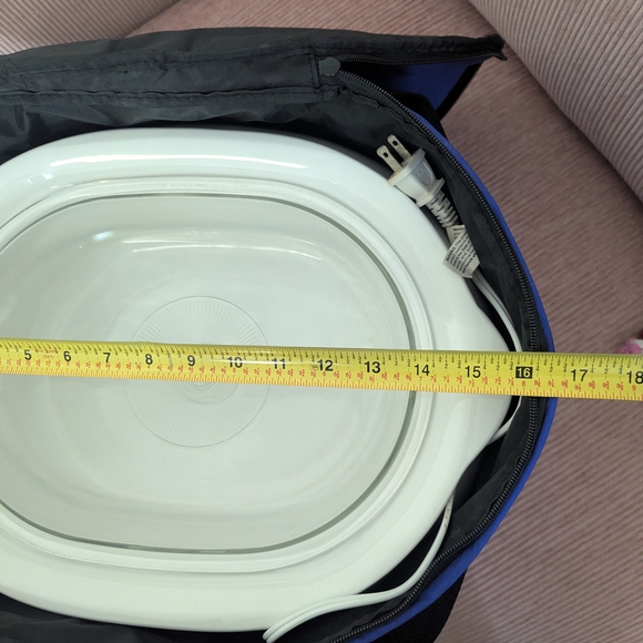 CorningWare White Slow Cooker with Glass Lid - Picture 6 of 9